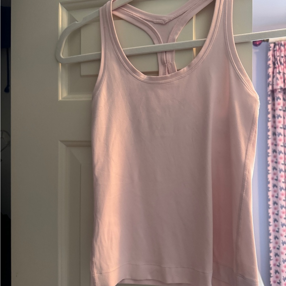 Women's Lulu Pink Racerback Tank Top